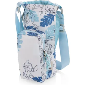 Oniva Lilo & Stitch - Stitch Leaf Eclipse Tumbler Tote in White With Blue Leaf Design at Nordstrom