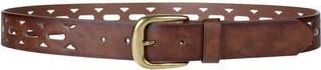 Linea Pelle Perforated Belt in Brown at Nordstrom Rack, Size X-Large