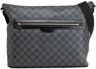 Louis Vuitton Tweedehands Canvas Louis Vuitton tassen - Dames - Vintage Schoudertas - Zwart - ONE Size - Vintage