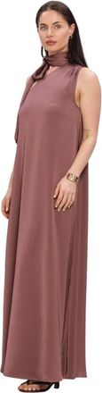 Notre-V Nv-Hildie Midi Jurk - Dames - Maxi kleedjes - Roze - L - Polyester - Kleedjes