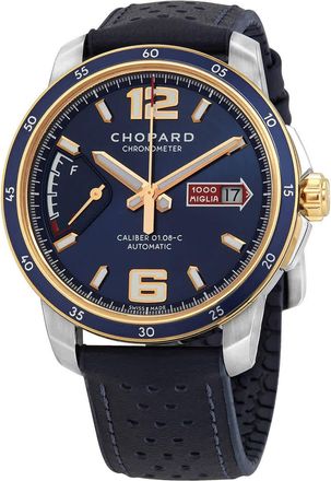 Chopard Mille Miglia GTS Azzurro Automatic Blue Dial Mens Watch 168566-6002
