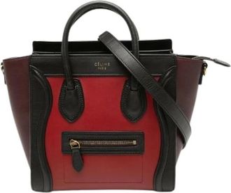 Celine Pre-owned Handbags, female, Multicolor, Size: ONE SIZE Pre-owned Vintage Leather Handbag