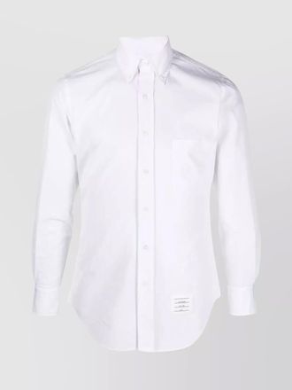 Thom Browne cotton long-sleeve poplin shirt