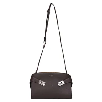 Ferragamo Hug Messenger Bag - male - Ferragamo - Cross Body Bags - Brown - ONE SIZE - Bags