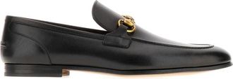 Gucci Jordaan Loafer - Heren - Loafers - Zwart - 41 EU - Leer - Schoenen
