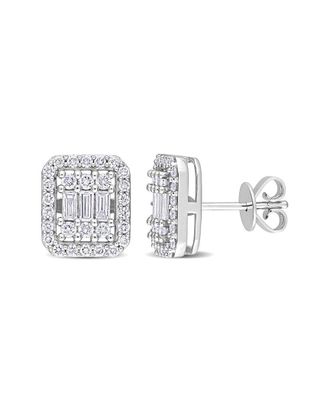 Rina Limor 14K 0.89 Ct. Tw. Diamond Halo Studs