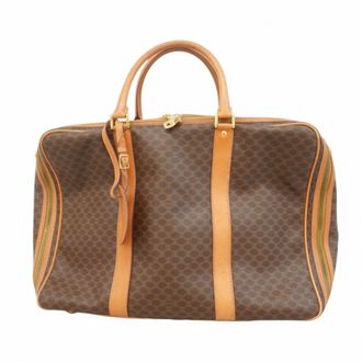 Celine Brown Pvc Boston Bag (Pre-Owned)