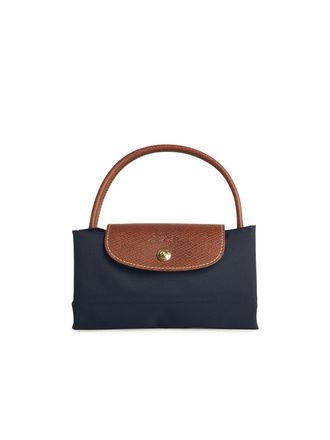 Longchamp tas met S Le plaliage origineel handvat in mariene gerecyclede tela