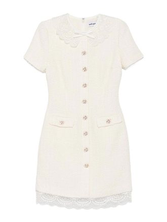 Self Portrait Boucl Mini Dress