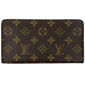 Louis Vuitton Brown Monogram Monogram Long Wallet (Bi-Fold) (Pre-Owned)