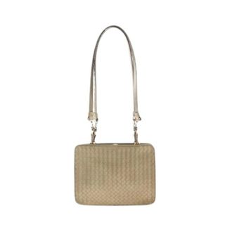 Bottega Veneta Pre-owned Shoulder Bags, female, Green, Size: ONE SIZE Pre-owned Vintage Shoulder Bag