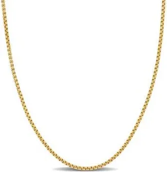Delmar Box Link Chain Necklace, 1.55mm in Gold at Nordstrom Rack