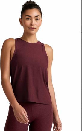 Beyond Yoga Featherweight Rebalance Tank Top In Midnight Burgundy