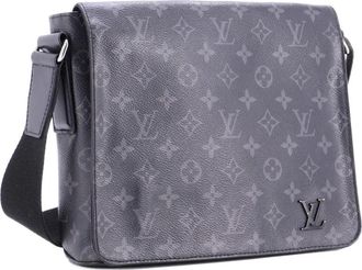 Louis Vuitton District Messenger Bag Monogram Eclipse Canvas PM crossbody bag - Nero