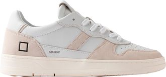 D.A.T.E. Punta Traforata Low-Top Sneakers with Perforated Detailing