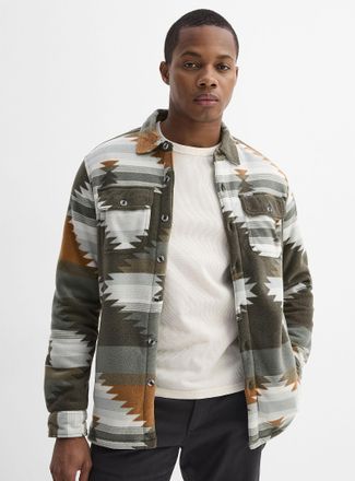 Point Zero Plush-lined nomad polar fleece overshirt