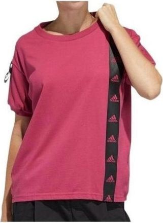 adidas (WMNS) adidas Badge of Sport 2 T-Shirt Asia Sizing Pink Black GP0342