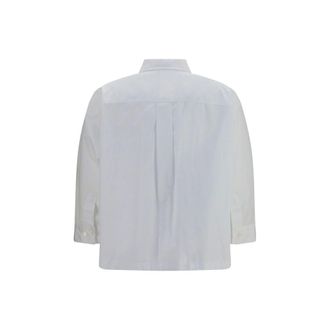 Brunello Cucinelli Womens White Cotton Dress Shirt