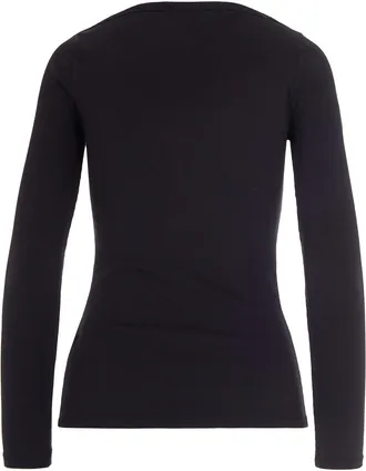 Diesel Womens T-Shirt T-Bal-Od Black Cotton T-Shirts & Jerseys