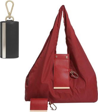 Generic Keytote The Compact,Multi-Functional Tote That Fits In Your Pocket,Shopping Bags Foldable,Lightweight,Foldable,Large Capacity for Travel Daily Errands