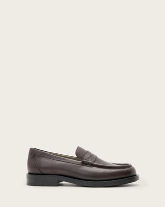 AllSaints Bloom Leather Loafers
