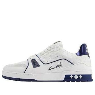 Louis Vuitton Trainer Sneaker Marine 1AKCLX