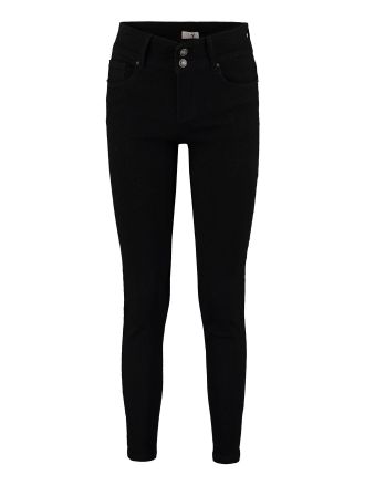 Hailys Skinny-fit-Jeans HAILYS LG MW C JN Li44ana, Damen, Gr. XXL (44), N-Gr, schwarz, Denim/Jeans, Obermaterial: 72% Baumwolle, 26% Polyester, 1% Elasthan, 