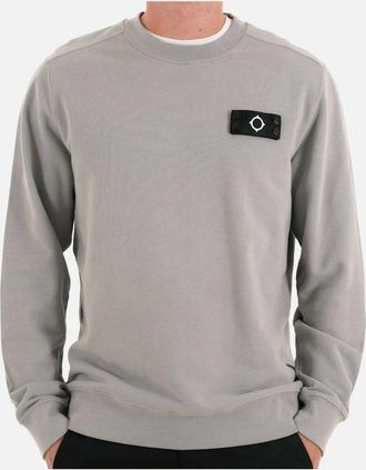 Mastrum Mens Mastrum Neo Crew Sweatshirt MAS4560 - Battleship Grey - Size: 42
