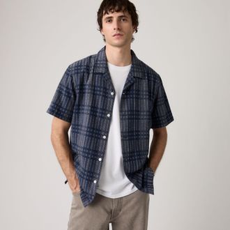 Levi's Sunset Camp Standard Fit Lightweight Shirt - Mens - 2XL - Blue