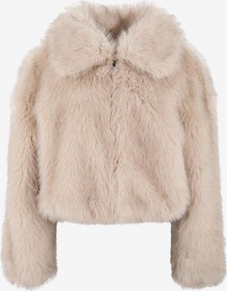 Frankie Shop Kurzer Mantel aus flauschigem Kunstpelz Hope