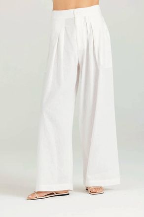 Sundays Linen Irene Pants In Whisper White