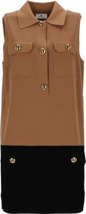 Elisabetta Franchi Mujer, Vestidos, Marr&oacute;n, Talla: L