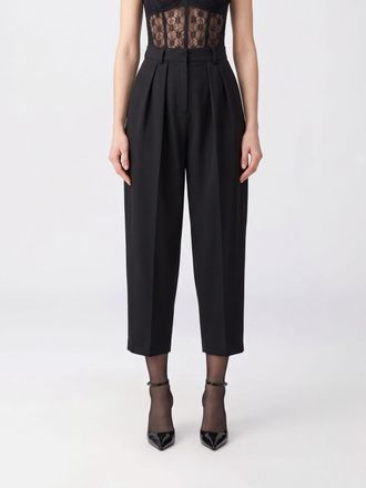 Isabel Marant Pantaloni cropped Janice a vita alta in lana con pince