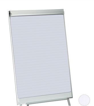 Relaxdays 2 X Papel Para Flipchart, Papel Liso Para Moderaci&oacute;n, Bloc De 50 Hojas, 60 G/m&sup2;, 6 Perforaciones, 57,5 X 81 Cm, Blanco