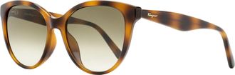 Ferragamo Ferragamo Womens Classic Logo Sunglasses SF1073S 240 Tortoise 54mm