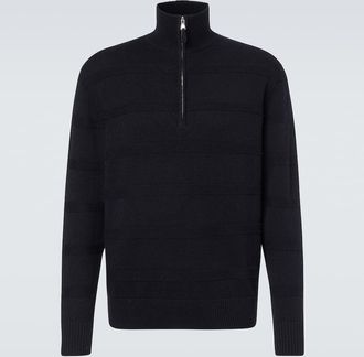 Allude Cotton and cashmere turtleneck sweater