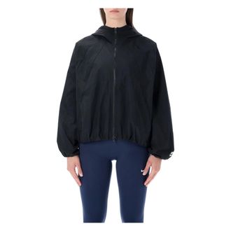 Nike Light Jackets, female, Black, Size: XS Hooded Jacket