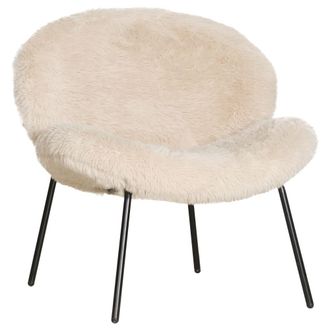 Happy Garden Sill&oacute;n piel de borrego beige