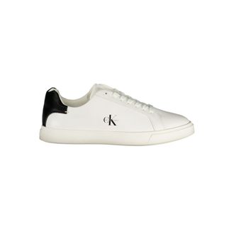 Calvin Klein Witte Polyurethaan Damessneaker