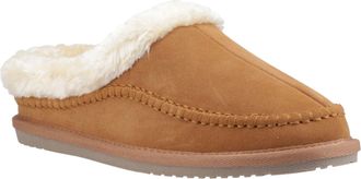 Hush Puppies Atticus Su&egrave;de Heren Tan Slippers