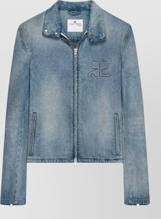 Courr&egrave;ges cotton blazer