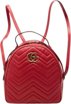 Gucci Pre-owned Zaino Vintage - - Pre-owned - Donna - Rosso - ONE SIZE