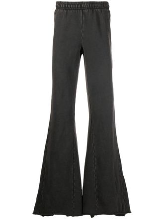 Entire studios flared cotton track pants - Black
