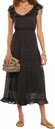 Heartloom Vesna Midi Dress In Black