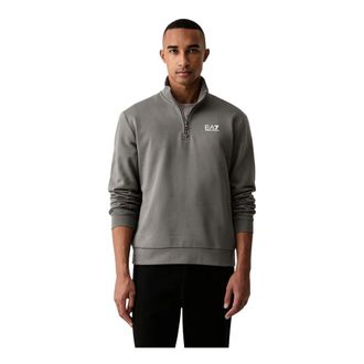 Emporio Armani Felpa Pjvtz con mezza zip - - Sweatshirts & Hoodies - Uomo - Grigio - L