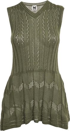 Missoni Abito corto in maglia - Verde