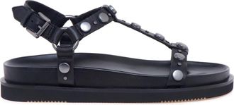 Ash Ash, Schoenen, Dames, Zwart, 37 EU, Leer, Ugo Sandal