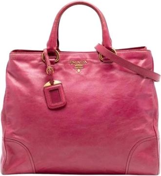 Prada Borsa Satchel Pre-owned - - Pre-owned - Donna - Rosa - ONE SIZE