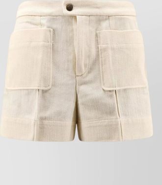 SOEUR tailored bermuda shorts belt loops pockets