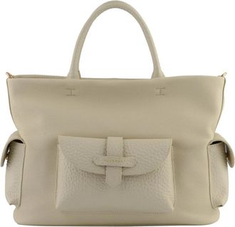 Pourchet Reporter Tote - Dames - Shoppers - Beige - ONE Size - Leer - Tassen